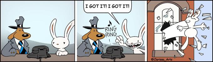 I GOT IT! I GOT IT! RING RING @Clarissa_Arts