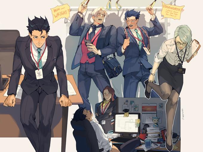 EDGEWORTH / I didnt knaw you also take the train ?! HUH - WRIGHT ? April O000