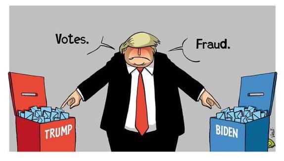 Votes. Fraud. TRUMP BIDEN