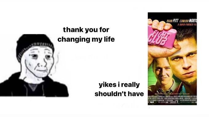 Thank You For Changing My Life Memes Highlighting The Web S Latest Fixation Of Never Ending Wojak Comics Know Your Meme