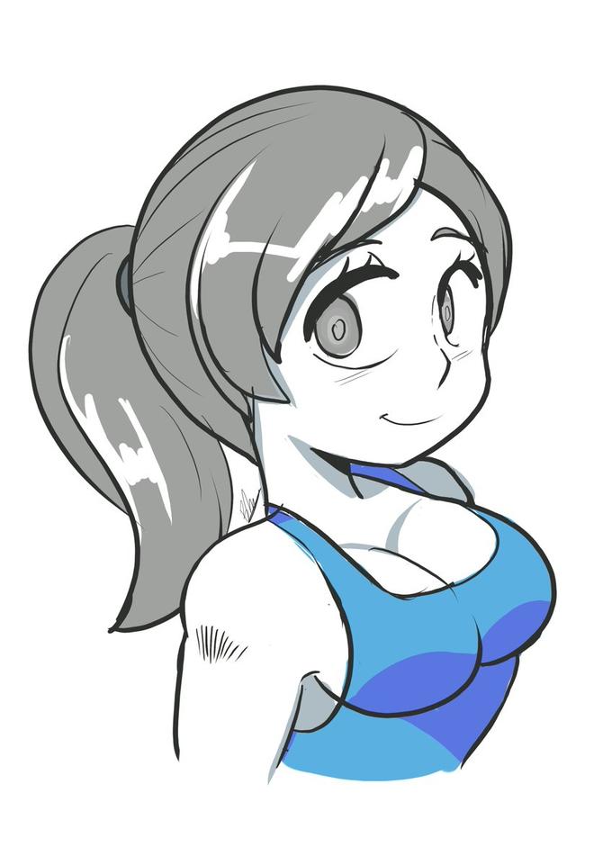 Wii Fit Trainer Doodle 