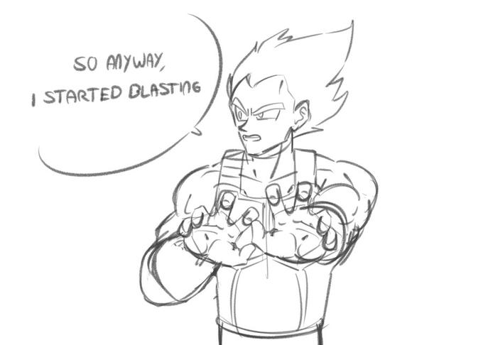 SO MY WAY, | STARTED BLASTING