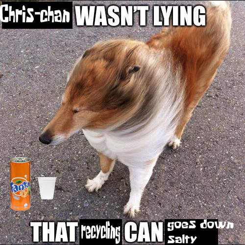 Chris-chan WASN'T LYING anta THAT recychng CAN goes down Salty