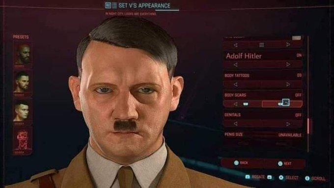 The Cyberpunk 2077 character creator memes are over, and this one