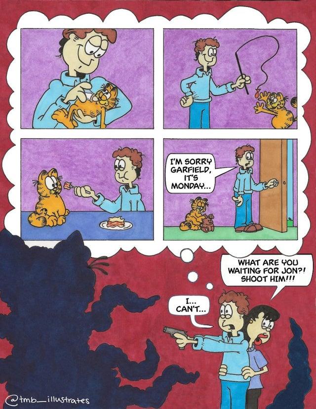 Nostalgia Creepy Garfield Gorefield Know Your Meme Nostalgia Creepy Garfield Gorefield Know Your Meme