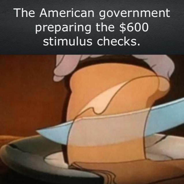 The American government preparing the $600 stimulus checks.