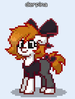 __"⚠ // PONY TOWN + MLP__
__~~~__

__derpina (the goddamn rage comics) (I actually have a custom expression I use 2 like. make her more like derpina yknow)"__ ~kittycityz