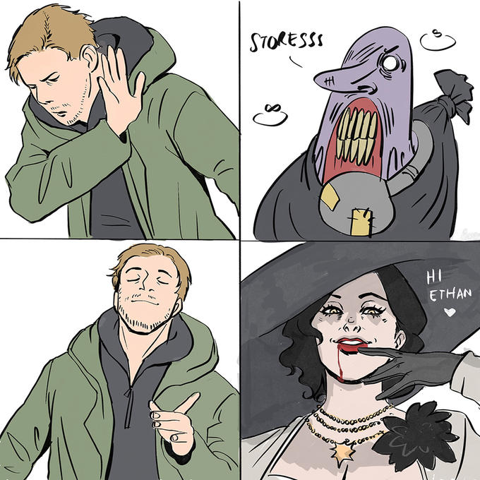 Featured image of post Resident Evil 8 Vampire Lady Meme