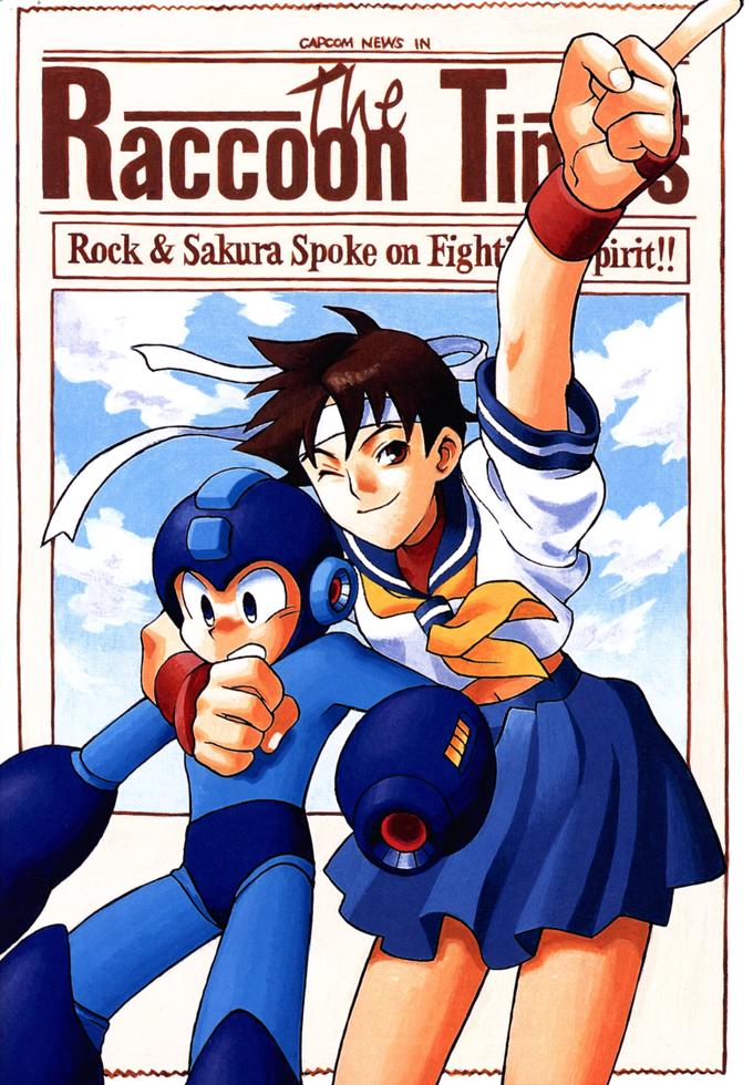 CAPCOM NEWS IN Raccobok Tip The CCOON Rock & Sakura Spoke on Fight piri!!