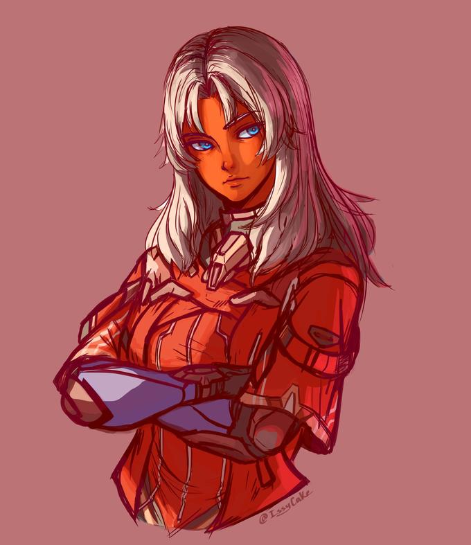 Alternative hairstyle at source:

!https://pbs.twimg.com/media/EaSJb_qUMAE1UkU?format=jpg&name=4096x4096!