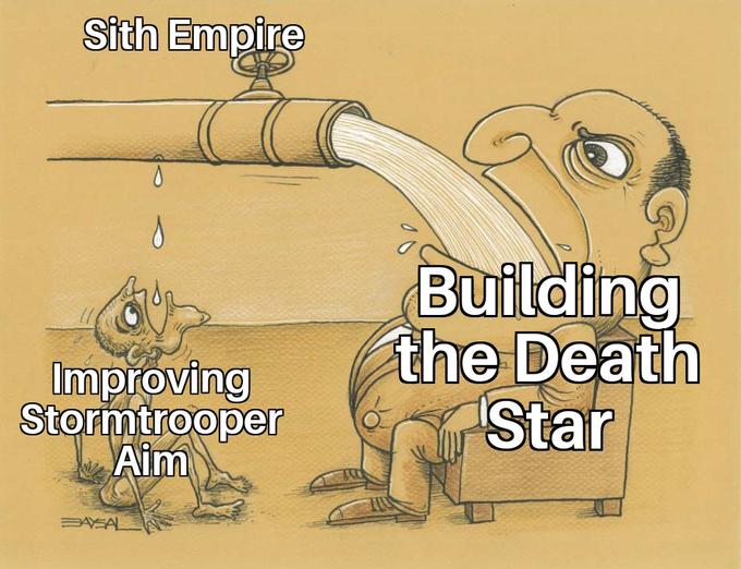 Sith Empire Building the Death Star Improving Stormtrooper Aim AYSAL