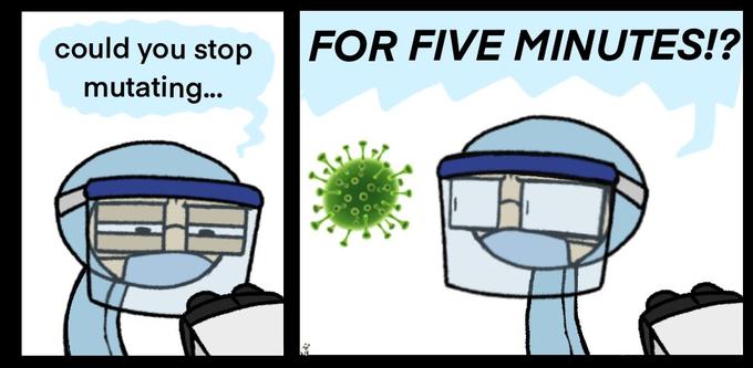 could you stop FOR FIVE MINUTES!? mutating...