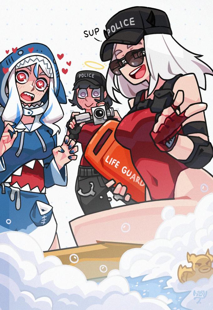 "*Reference 1*":https://knowyourmeme.com/memes/im-not-at-the-beach-this-is-a-bathtub
"*Reference 2*":https://knowyourmeme.com/memes/people/gawr-gura