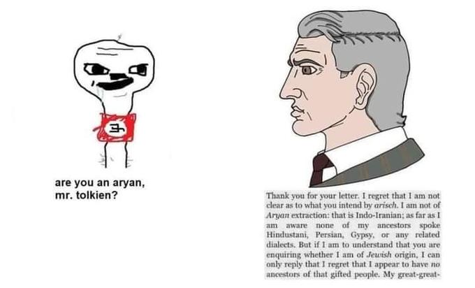 are you a----, mr tolkien