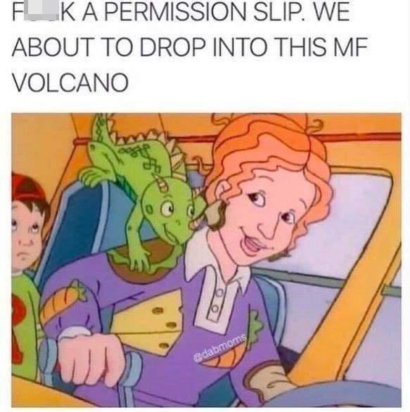 FKA PERMISSION SLIP. WE ABOUT TO DROP INTO THIS MF VOLCANO edabmoms