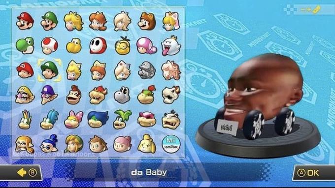 KART Mii amilbo dopascoolatoon da Baby A OK