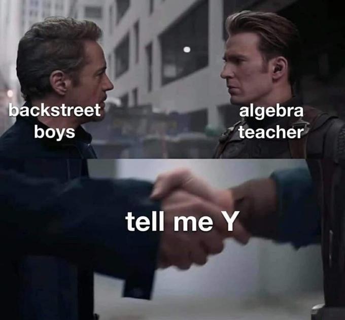 backstreet boys algebra teacher tell me Y