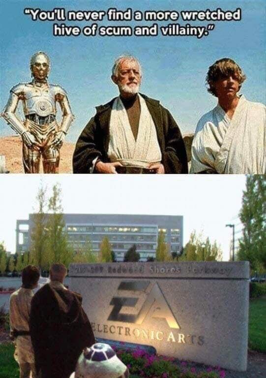 "You'll never find a more wretched hive of scum and villainy." tedee0 Shores ELECTRONICARTS