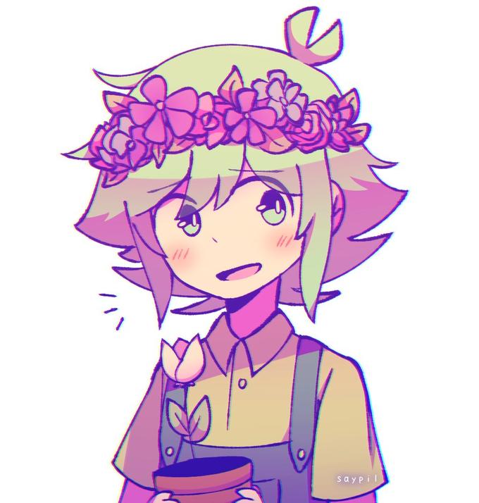 Basil doodle by saypil_ OMORI Know Your Meme