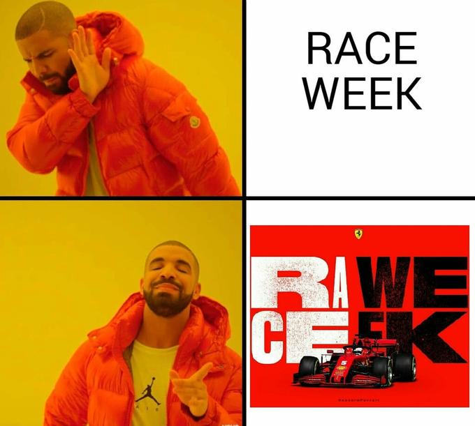 RACE WEEK RAWE CEEK TESSOneFerrart