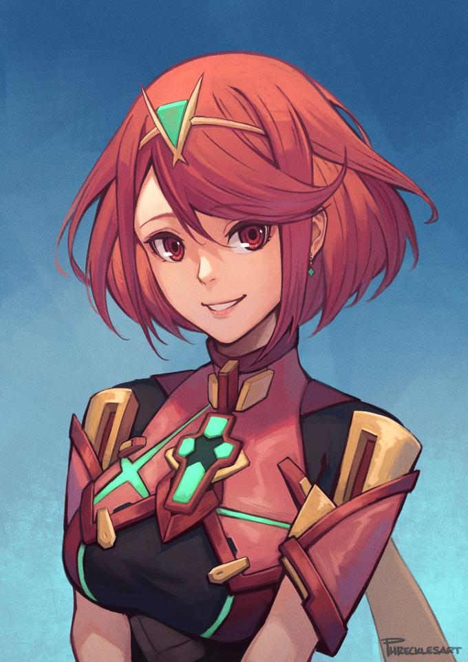 Pyra by phrecklesart | Xenoblade Chronicles 2 | Know Your Meme