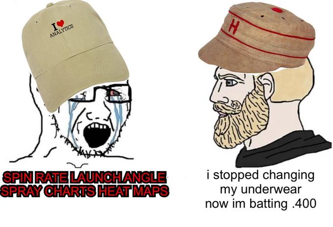 IV ANALYTICS SPIN RATE LAUNCHANGLE SPRAY CHARTS HEAT MAPS i stopped changing my underwear now im batting .400