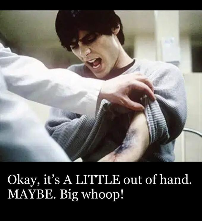 Okay, it's A LITTLE out of hand. MAYBE. Big whoop!