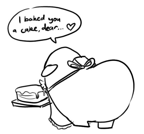 I Baked You a Cake, Dear, Among Us Twerk