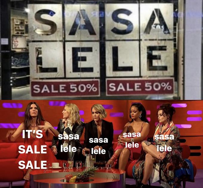 SASA LELE SALE 50% SALE 50% IT'S sasa sasa sasa sasa lele SALE lele lele lele SALE