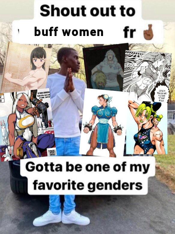 Shout out to buff women fr PLEASE STANE Gotta be one of my favorite genders