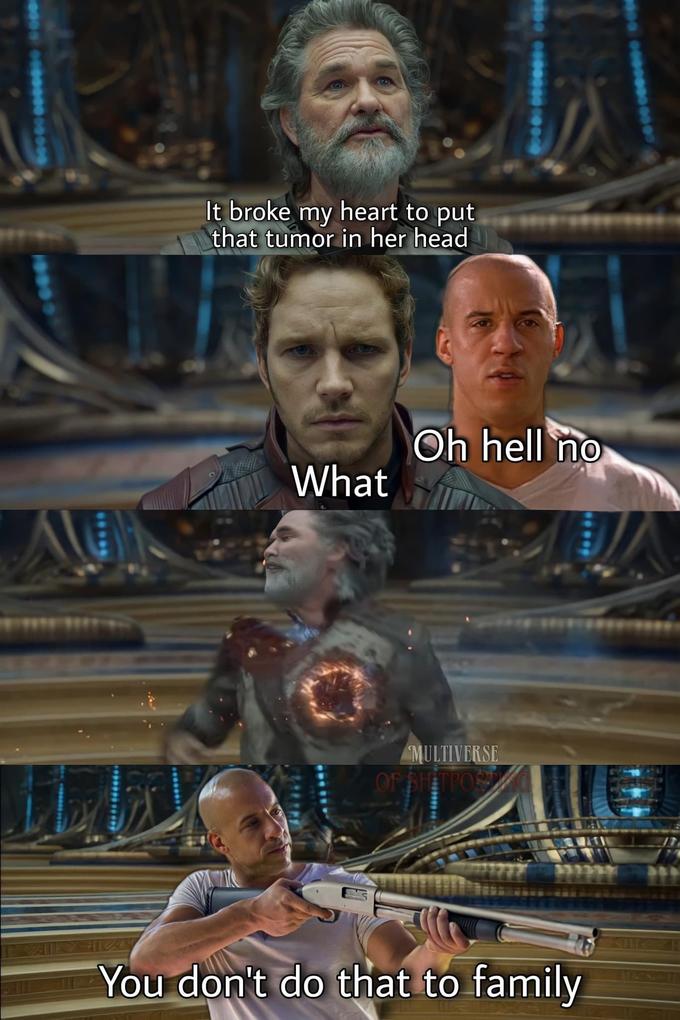 It broke my heart to put that tumor in her head Oh hell no What MULTIVERSE OF BHETPOST You don't do that to family 00000000000000