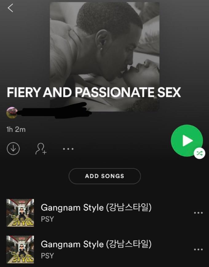 FIERY AND PASSIONATE SEX 1h 2m ADD SONGS Gangnam Style (HAE) PSY STYLE Gangnam Style ( AE) PSY STYLE