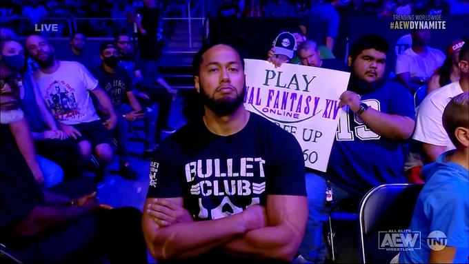 TRENDING WOR LOWIDE: #AEWDYNAMITE LIVE CAB PLAY AL FANTASY XIV ONLINE E UP 60 I BULLET CLUB ILET ALL ELITE AEW INT WRESTLING'