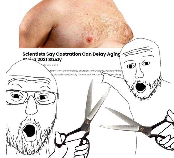 Scientists Say Castration Can Delay Aging Waird 2021 Study h-July 9, 2021 team from the University of Otago, New Zealand, has found that do ends really justify the means? Here, at an Strength