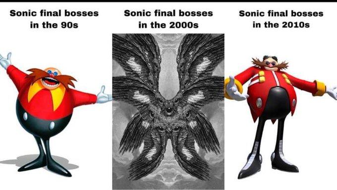 Sonic final bosses Sonic final bosses Sonic final bosses in the 90s in the 2000s in the 2010s