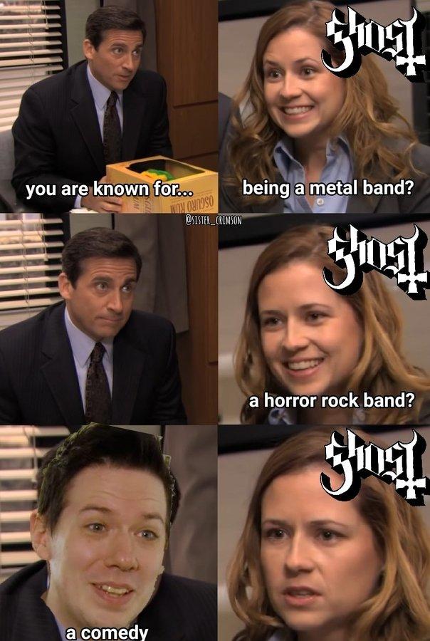 you are known for... being a metal band? OSGURO RUM @SISTER CARIMSON a horror rock band? a comedy