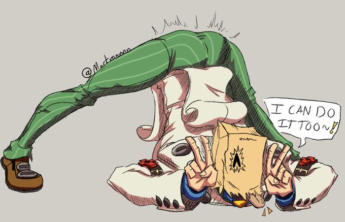 I colored it! Faust doing Jack-o's crouch! by Martmannn | Jack-O Crouch ...