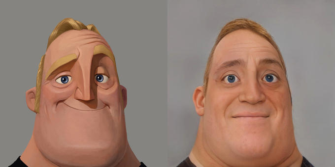 Traumatized Mr. Incredible / People Who Don't Know vs. People Who