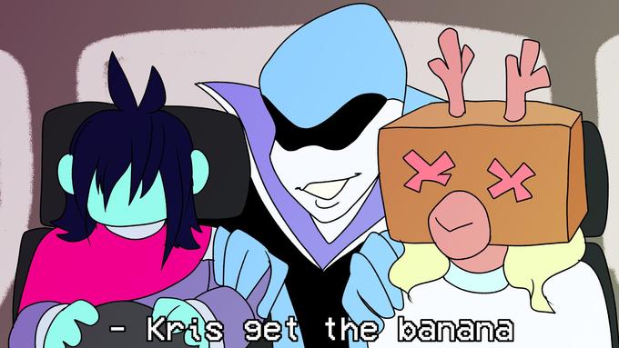 G- Kris get the banana