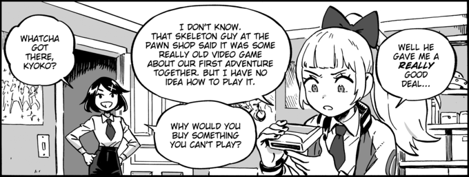 I wonder if in River City Girls 2 we'll find out where the scars from the bullet wounds are?