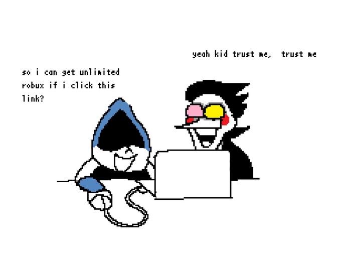 yeah kid trust he, trust he Fo i con get unlinited Pobux if i click this link?