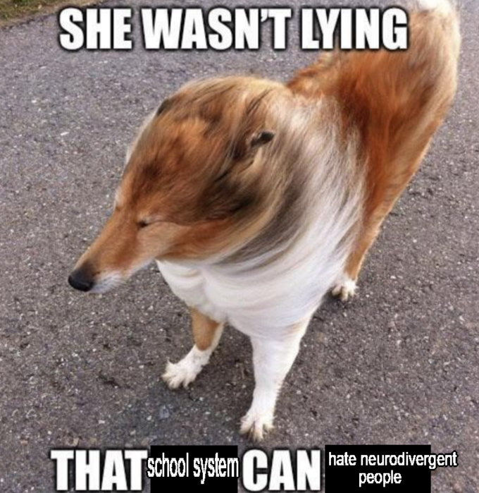 SHE WASN'T LYING schoo syslem CAN hate neurodivergent рeople