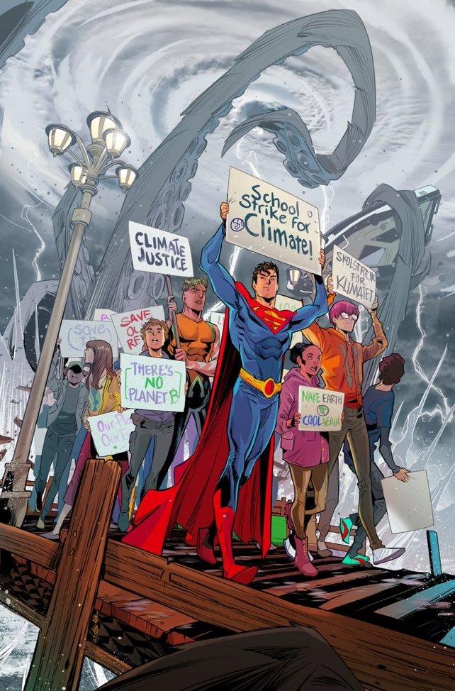 Question: If you have all the powers of Superman, what would you do?
Answer: Walk around and protest climate change while abusing my father's legacy for extra clout.