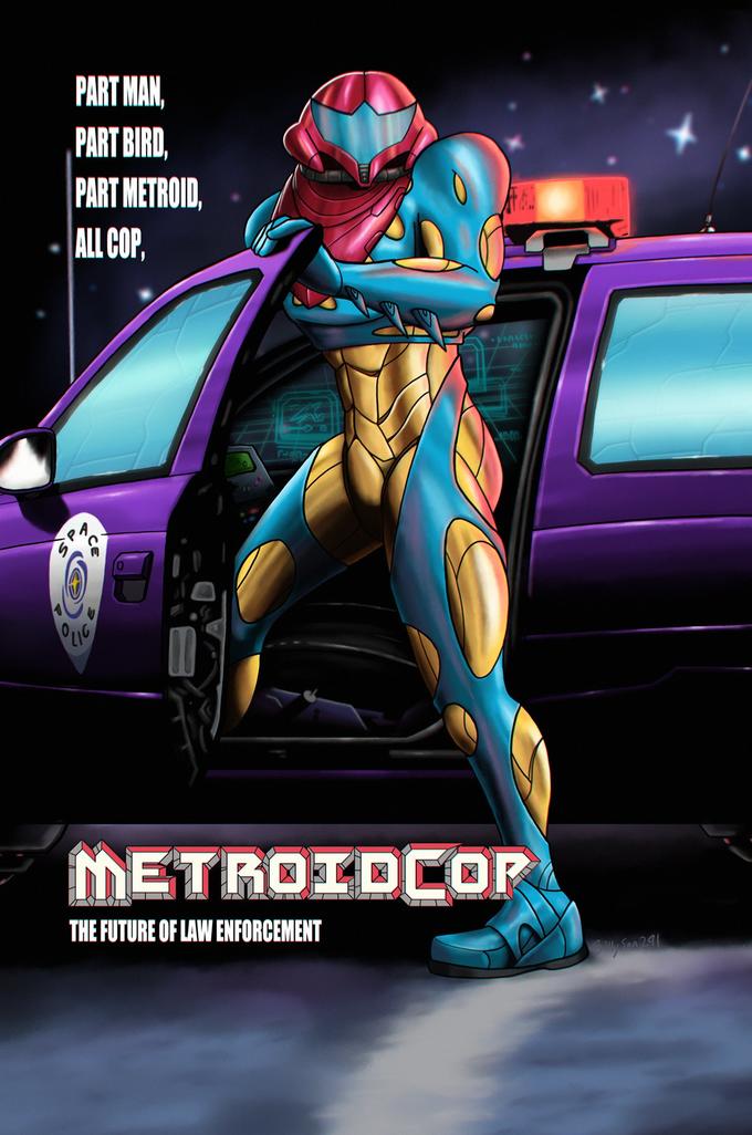 PART MAN, PART BIRD, PART METROID, ALL COP, METROIDCOP THE FUTURE OF LAW ENFORCEMENT Sen291