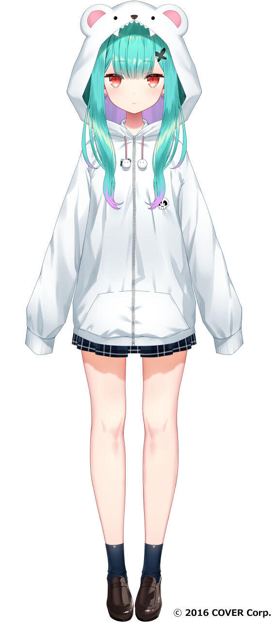 Anime girl in outlet bear hoodie