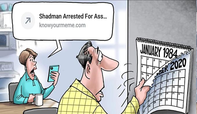 Shadman Arrested For Ass. knowyourmeme.com JANUARY 1984. 12 3 10 19