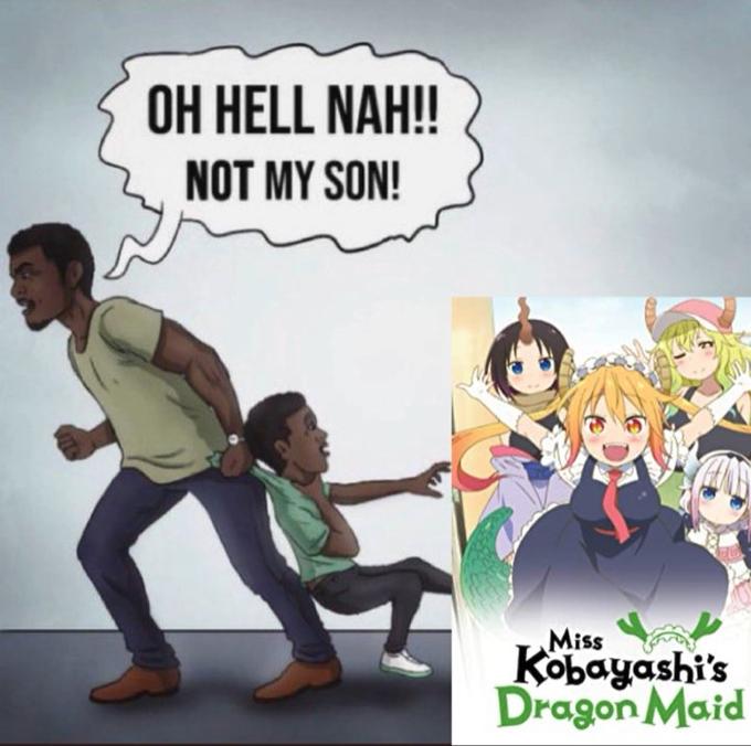 OH HELL NAH!! NOT MY SON! Miss Kobayashi's Dragon Maid