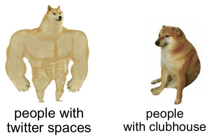 people with twitter spaces people with clubhouse