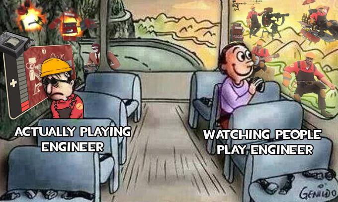 ACTUALLY PLAYING ENGINEER WATCHING PEOPLE PLAY ENGINEER GENLDO