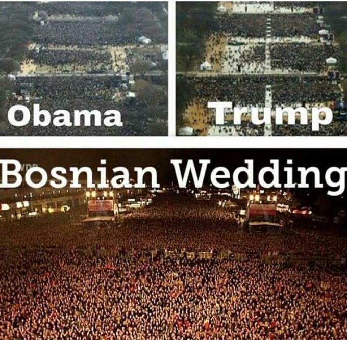 Obama Trump Bosnian Wedding